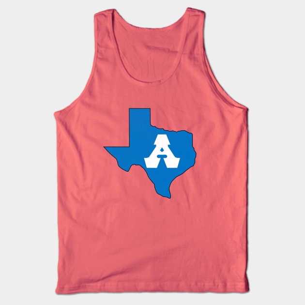 Defunct Austin Texans AFA Football 1978 Tank Top by LocalZonly